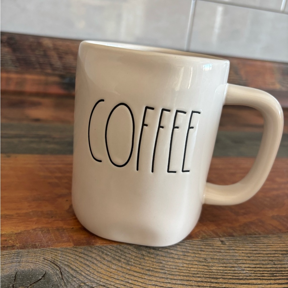 White Coffee Mugs set of TWO